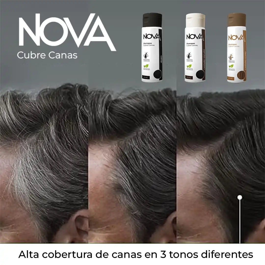 Nova™ Shampoo Cubre Canas ➕ LLEVE 2X 84.500 ➕Envió Gratis