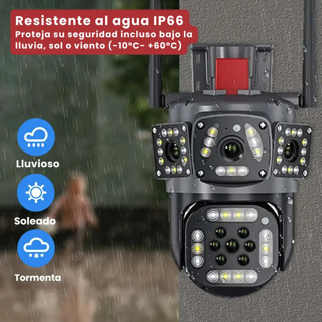 CAMARA DE SEGURIDAD 3 LENTES CON VISIÓN NOCTURNA➕Regalo Camara Tipo Xiaomi