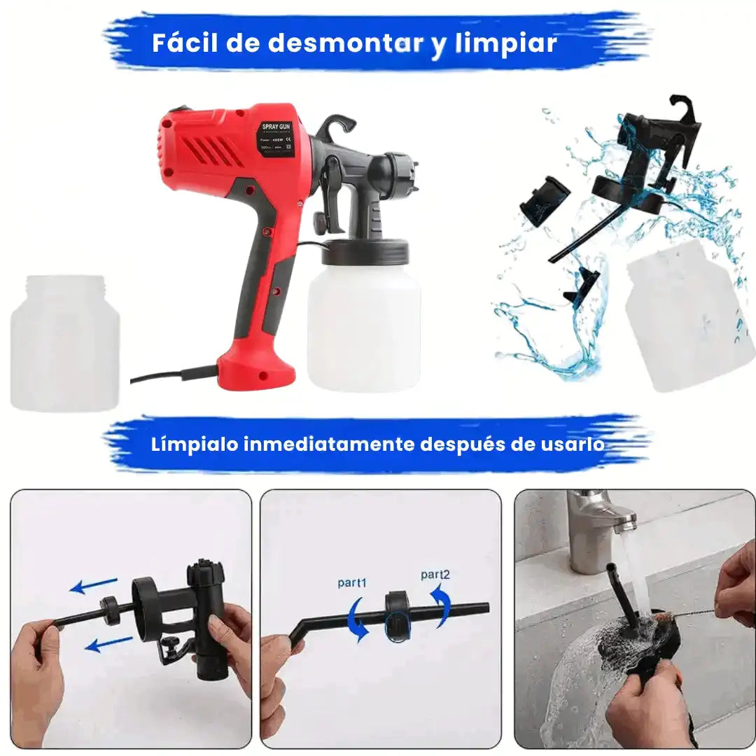 PULVERIZADOR DE PINTURA DE ALTA PRESIÓN➕ENVIO GRATIS