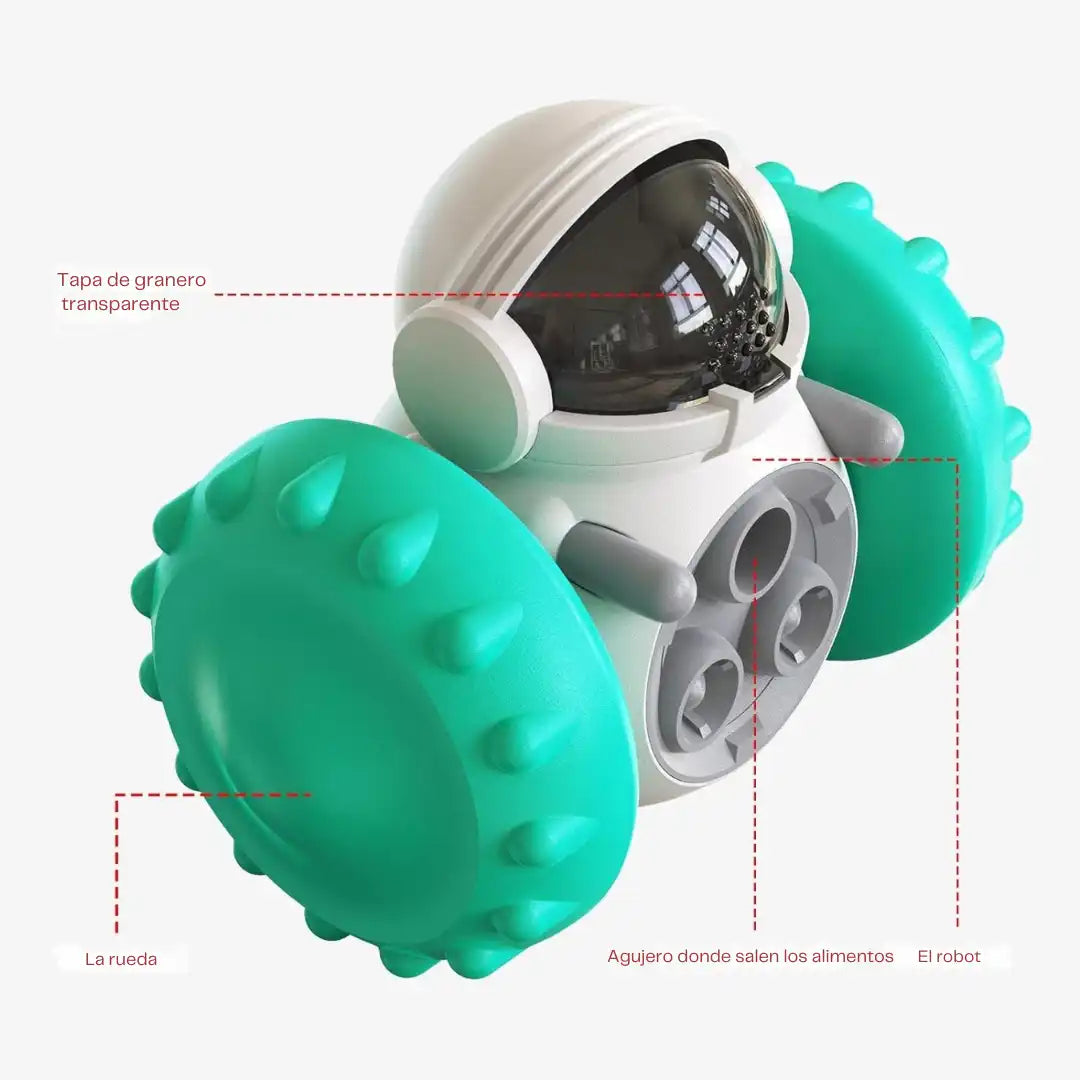 Robot Dispensador de Comida para Tu Mascota: Altamente Duradero💎