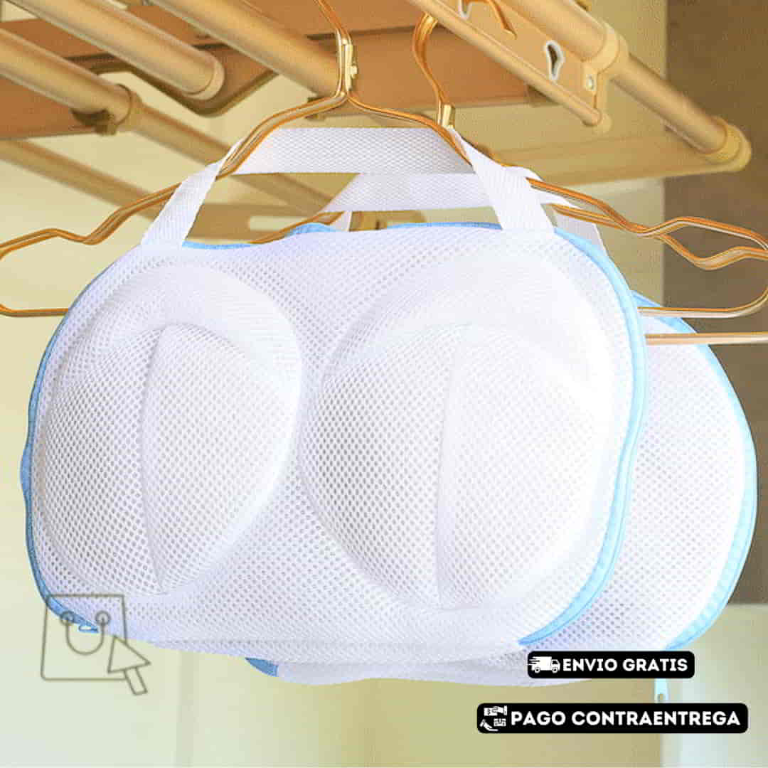 PROTECTOR DE LAVANDERIA PARA BRASIER : NO LAVES MÁS TU ROPA INTERIOR A MANO NI DAÑES TUS SUJETADORES