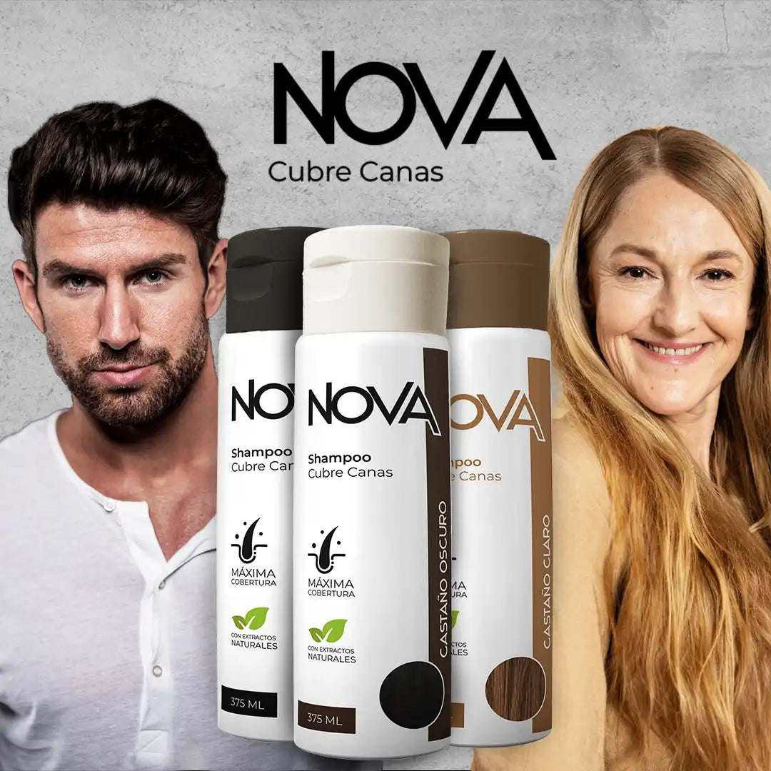 Nova™ Shampoo Cubre Canas ➕ LLEVE 2X 84.500 ➕Envió Gratis