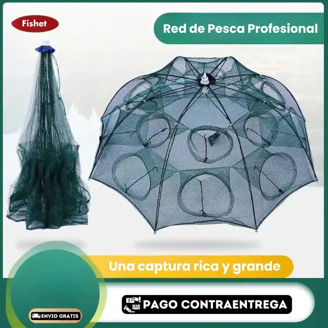 Red de Pesca Plegable - Fishet