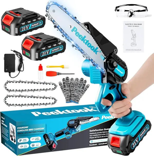 Con Doble Batería🔋Motosierra Eléctrica➕ Envío Gratis