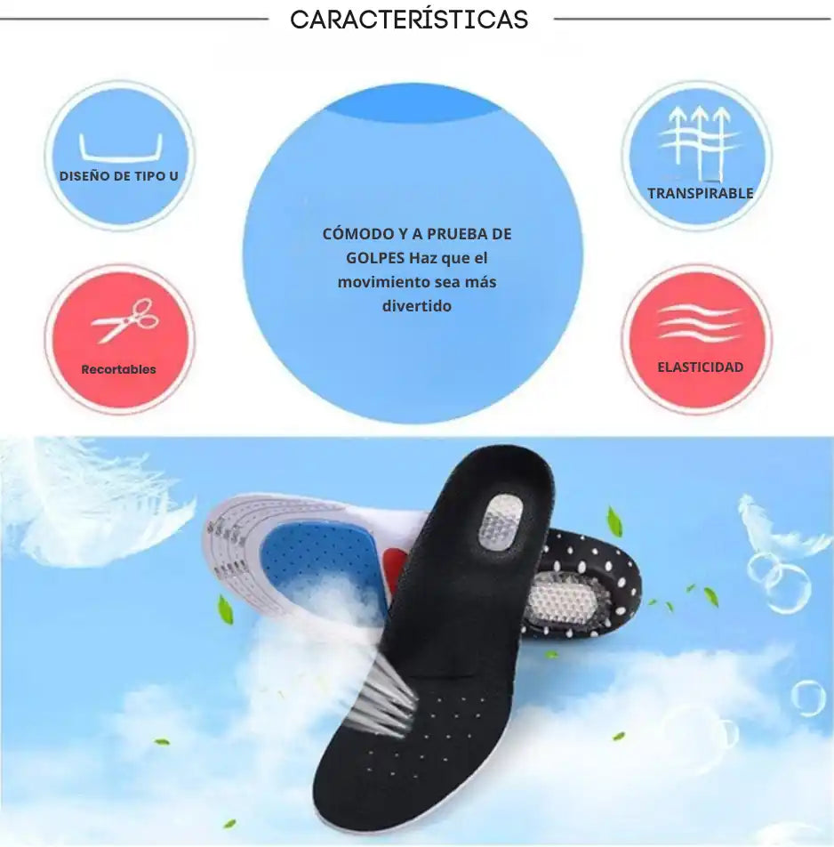 PLANTILLAS ORIGINALES - Comfort Premium® - Recomendadas por PODÓLOGOS - Ajustables a tú Talla