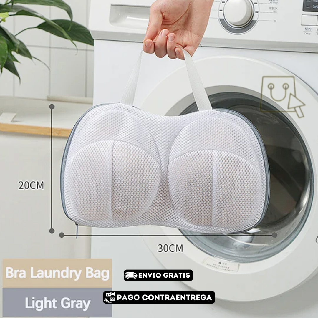 PROTECTOR DE LAVANDERIA PARA BRASIER : NO LAVES MÁS TU ROPA INTERIOR A MANO NI DAÑES TUS SUJETADORES