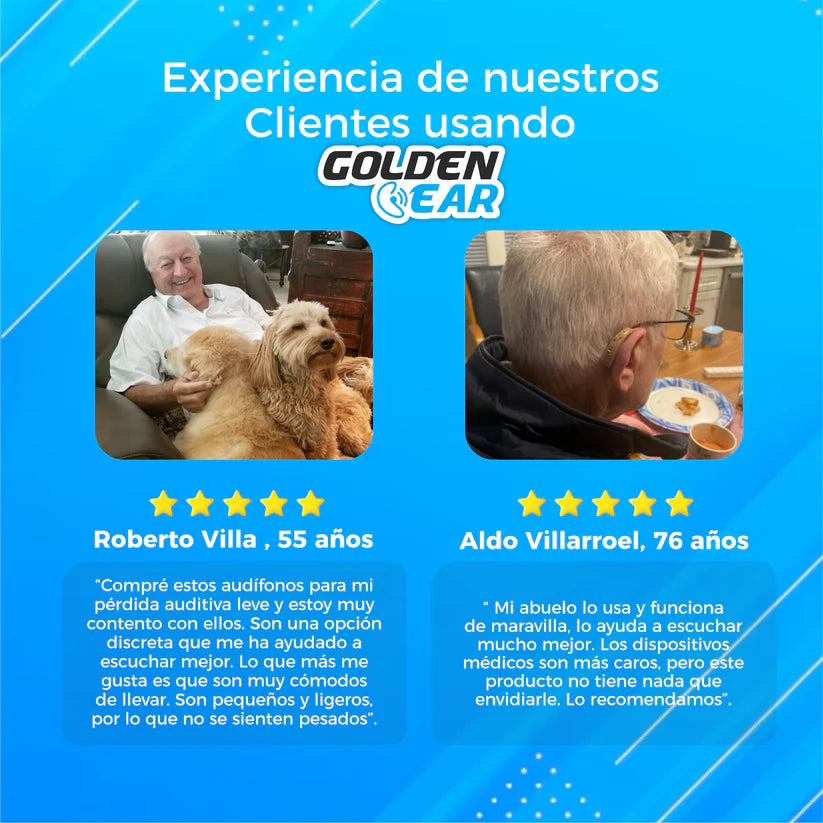 Audifono Amplificador Libre de Prescripción - GoldenEar®(Oferta Especial 2x $74.500)➕ENVIO GRATIS