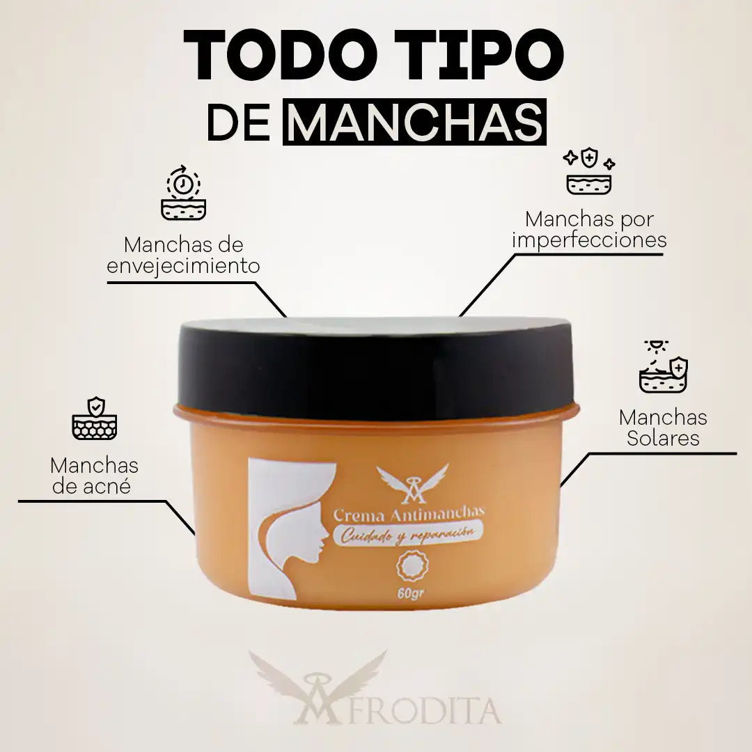 Crema Anti Manchas - Di Adiós a la Hiperpigmentación con Afrodita➕Envio Gratis