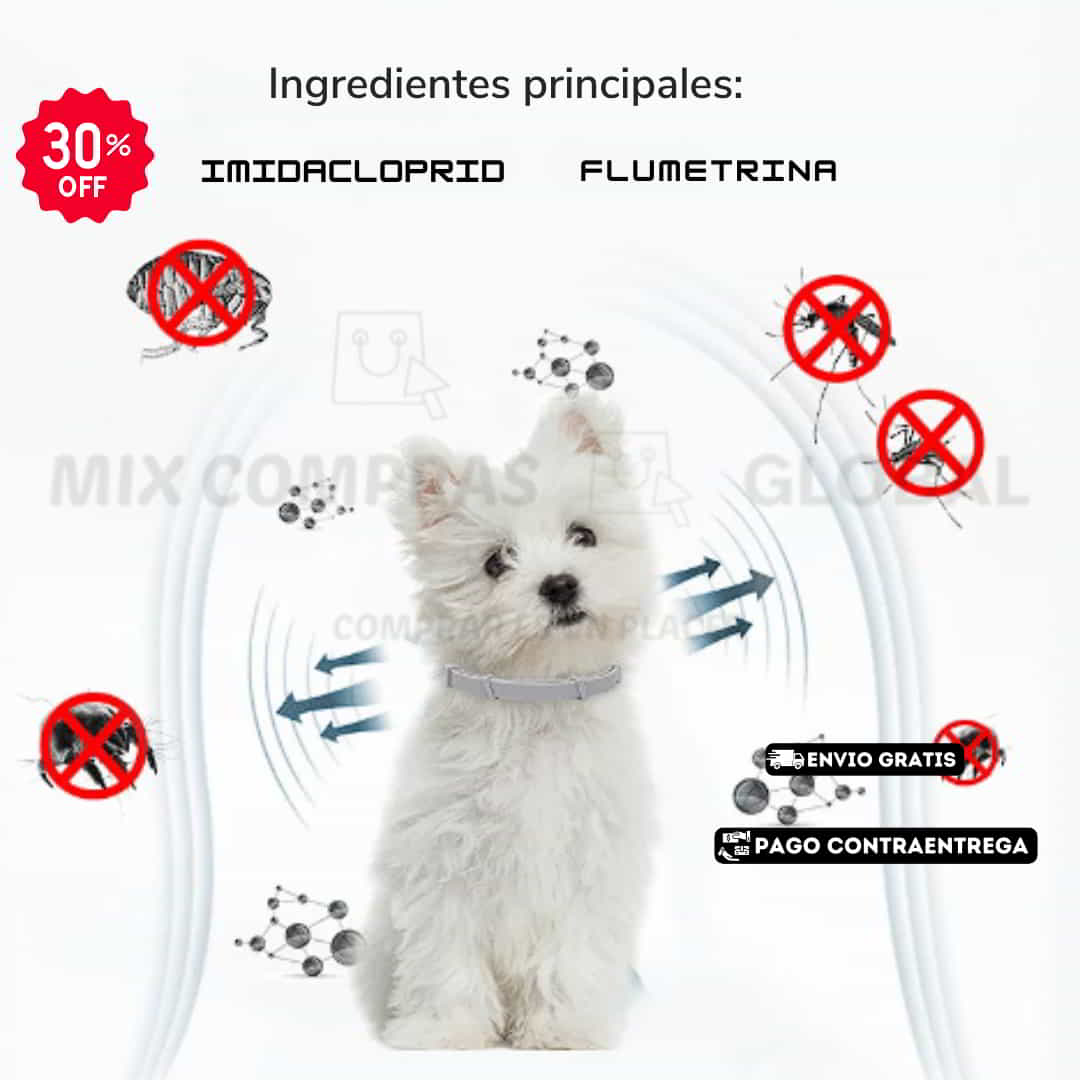 ECOPAWGUARD COLLAR ANTI PULGAS Y GARRAPATAS. FUNCIONO PERFECTAMENTE EN UN PASTOR ALEMAN 🐕🦺
