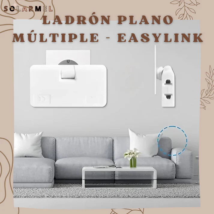 Enchufe Múltiple Plano - EasyLink™➕ENVIO GRATIS - Compra 1 Lleva 3