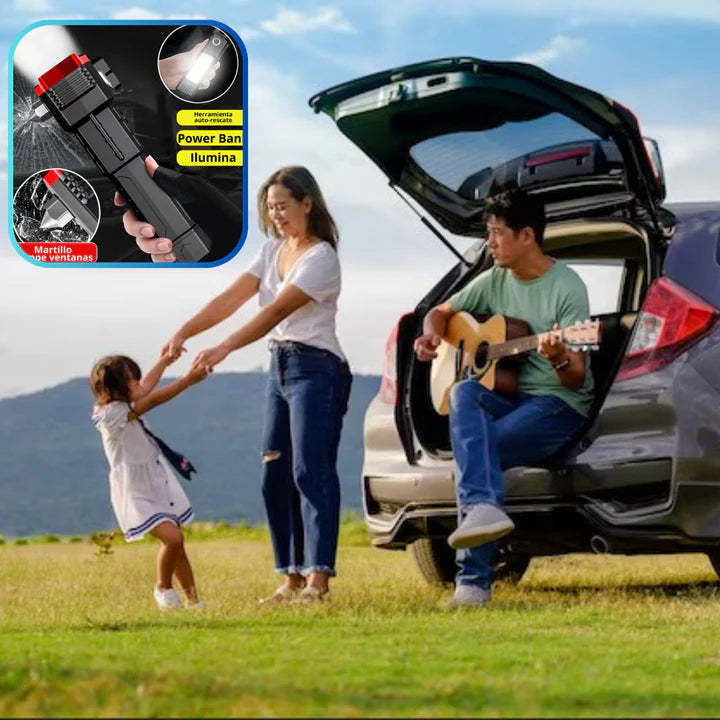 Linterna de Seguridad MILITAR 6 en 1➕ ENVIO GRATIS