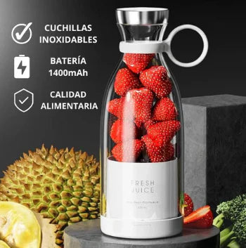 Batidora Portátil➕ENVIO GRATIS ➕UN LIBRO CON LOS MEJORES BATIDOS