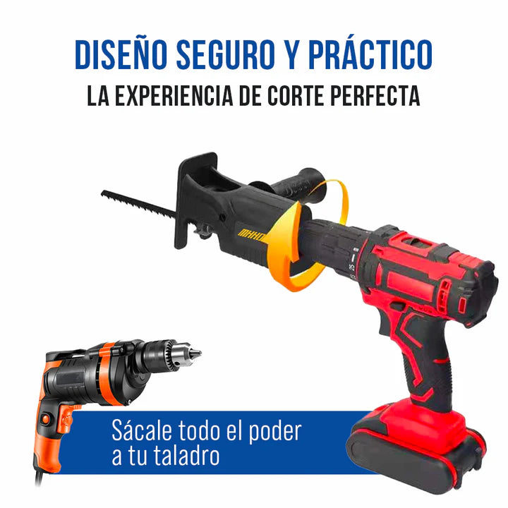 POTENTE ADAPTADOR TALADRO A SIERRA ➕ACCESORIOS ➕ENVIO GRATIS