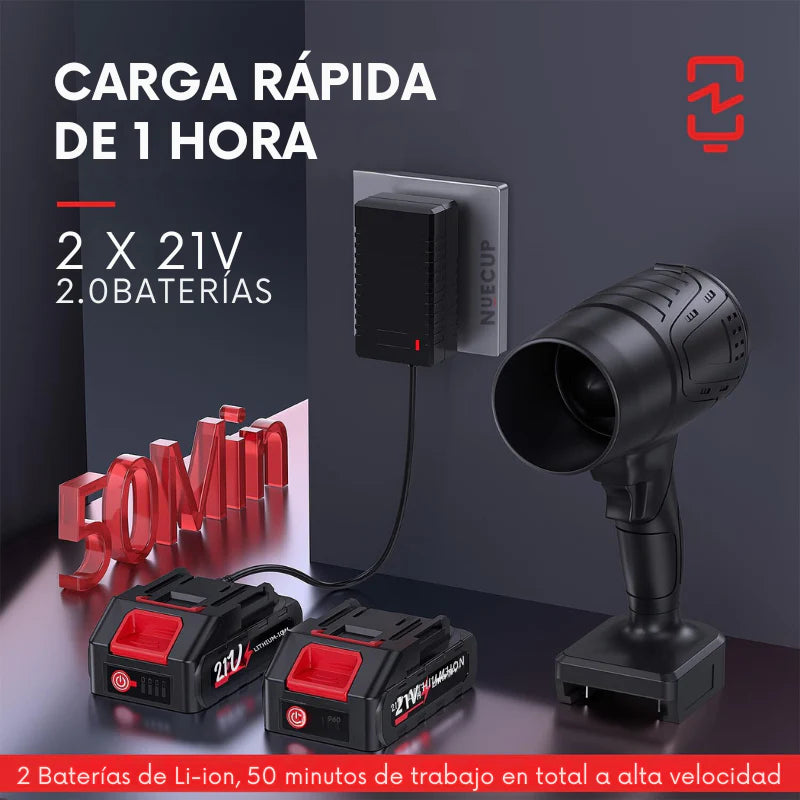Soplador de Aire Potente➕ 2 Batería y Cargador➕ ENVIO GRAIS