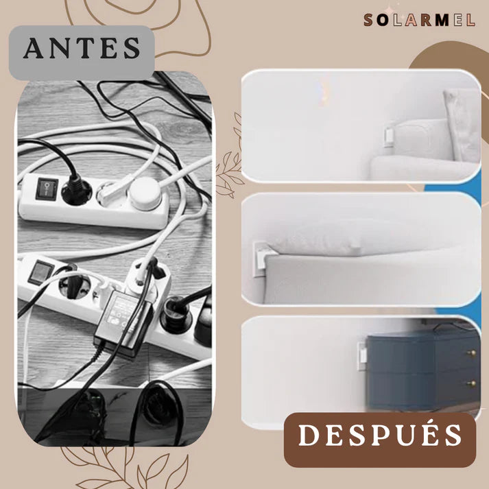 Enchufe Múltiple Plano - EasyLink™➕ENVIO GRATIS - Compra 1 Lleva 3