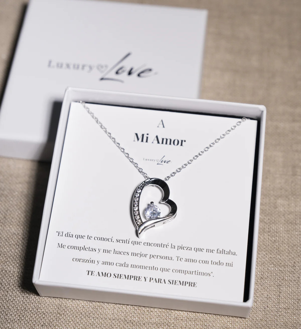 Collar Amor-Eterno™ para mi Amor (con carta especial) ➕CAJA DE REGALO ➕ENVIO GRATIS