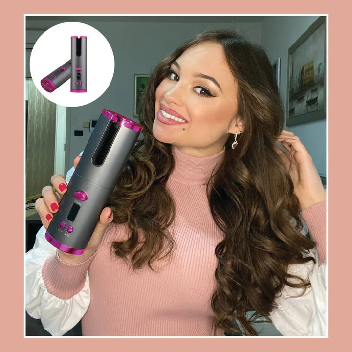 RIZADOR DE PELO PRO INALAMBRICO➕ ESTUCHE DE VIAJE➕ ENVIO GRATIS