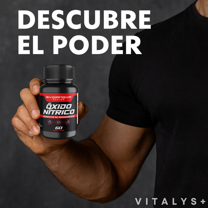 Oxido Nítrico - Potencia Masculina - 1000mg 100 CAPS ➕Potenciador en Sachet GRATIS