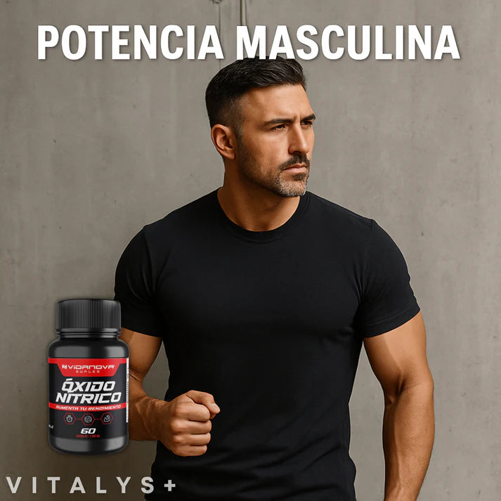 Oxido Nítrico - Potencia Masculina - 1000mg 100 CAPS ➕Potenciador en Sachet GRATIS