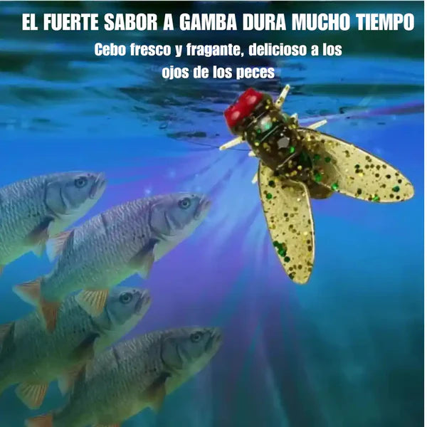 Cebo de Moscas Para Peces Biónico 🎁20 Cebos➕ Envió Gratis