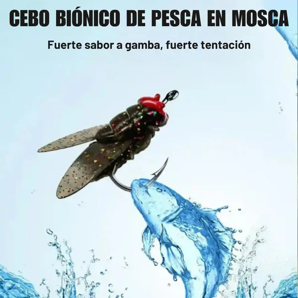 Cebo de Moscas Para Peces Biónico 🎁20 Cebos➕ Envió Gratis