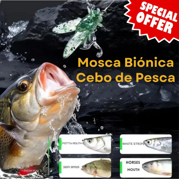 Cebo de Moscas Para Peces Biónico 🎁20 Cebos➕ Envió Gratis