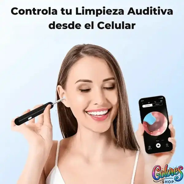 Kit Limpiador de Oídos con Cámara 4K ➕ Envió Gratis