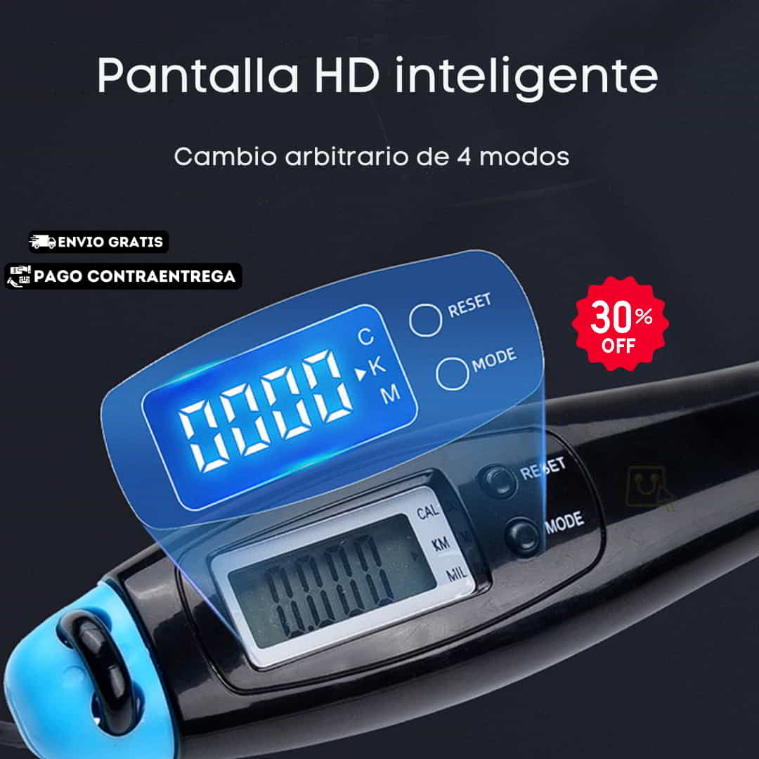 POWERJUMP: LAZO CONTADOR DE SALTOS, CALORIAS, KILOMETROS Y MILLAS ➕ Ebook Rutina de Salto GRATIS 🤩