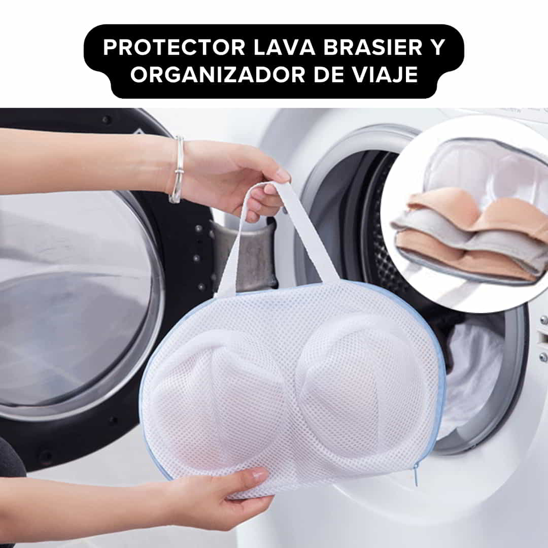 PROTECTOR DE LAVANDERIA PARA BRASIER : NO LAVES MÁS TU ROPA INTERIOR A MANO NI DAÑES TUS SUJETADORES