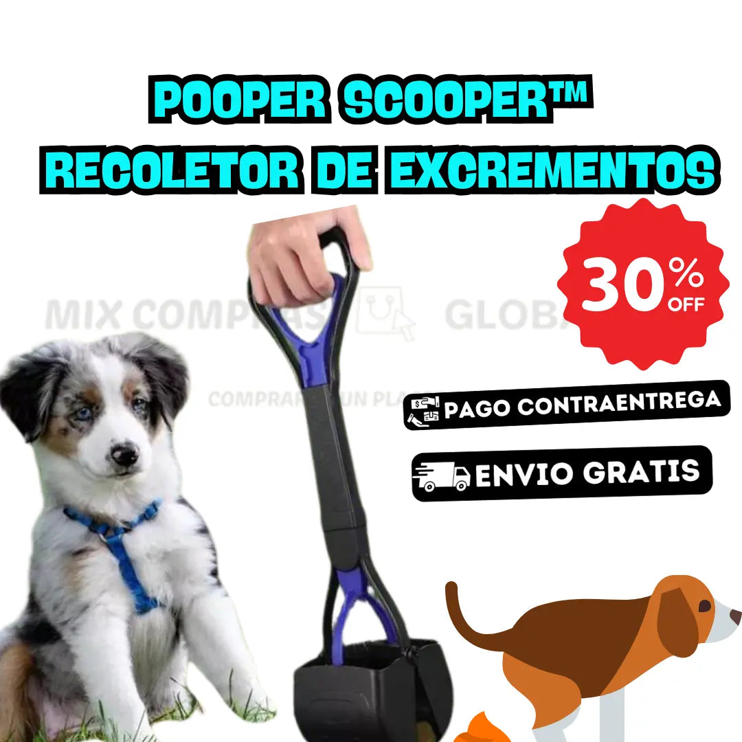 POOPER SCOOPER™ RECOLECTOR DE EXCREMENTOS 🎁 CALIDAD PREMIUM A PRECIOS INCREÍBLES😮