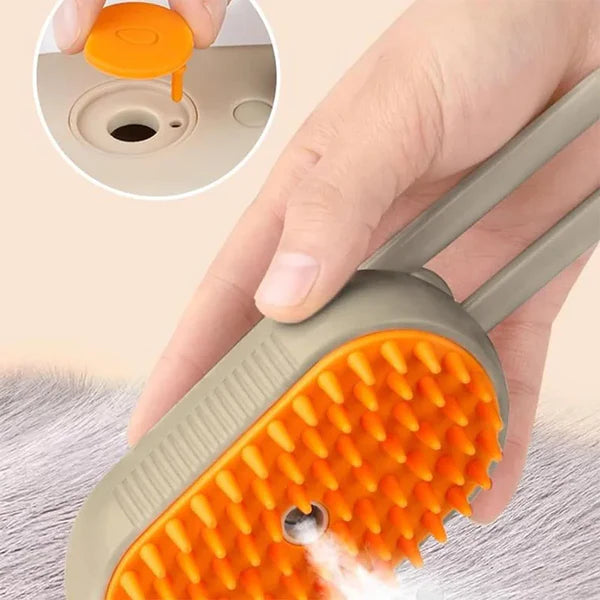 Cepillo a Vapor 3 EN 1 para tu Peludito ➕ Guia para el Cuidado del Pelaje de la Mascota😻🐶
