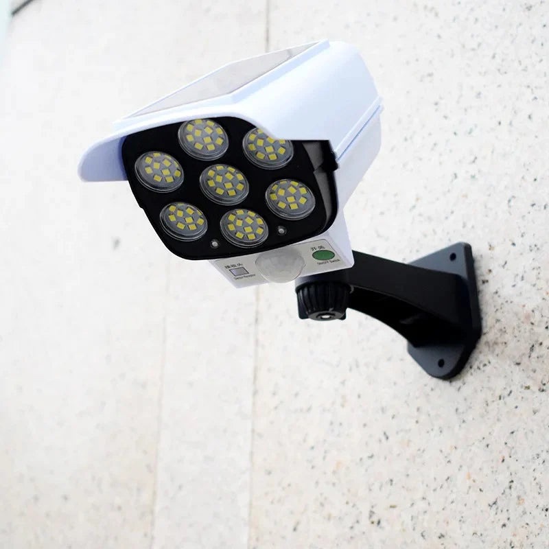 Foco Led Simulador de Cámara con Mando SolarGuard➕Envio Gratis