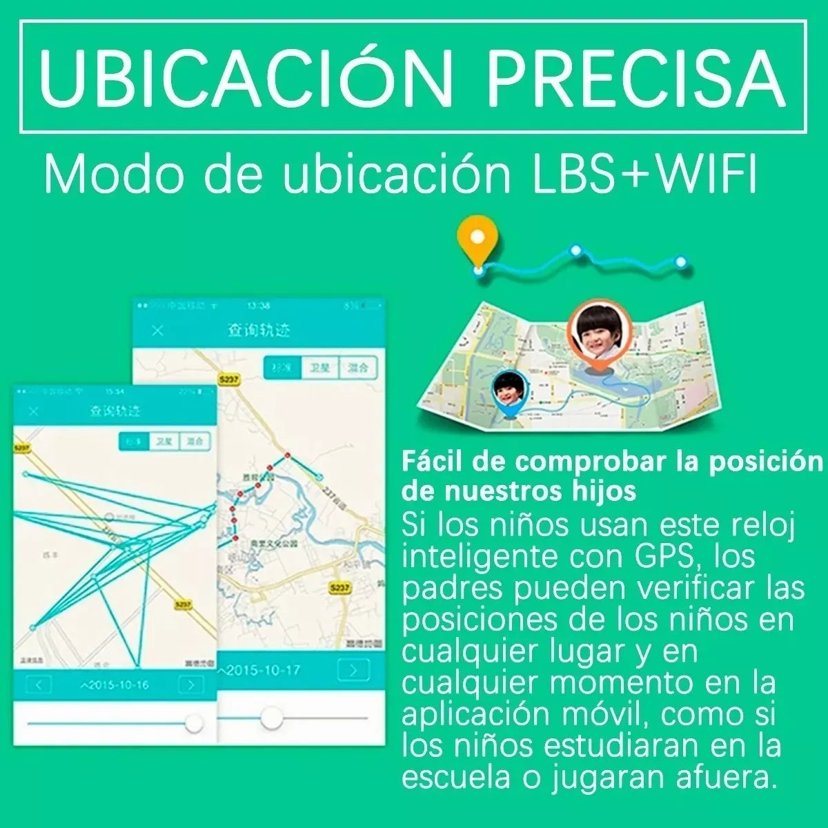 RELOJ INTELIGENTE PARA NIÑOS JRTRACK 3