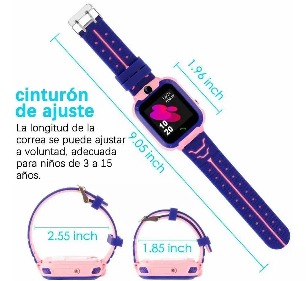 RELOJ INTELIGENTE PARA NIÑOS JRTRACK 3
