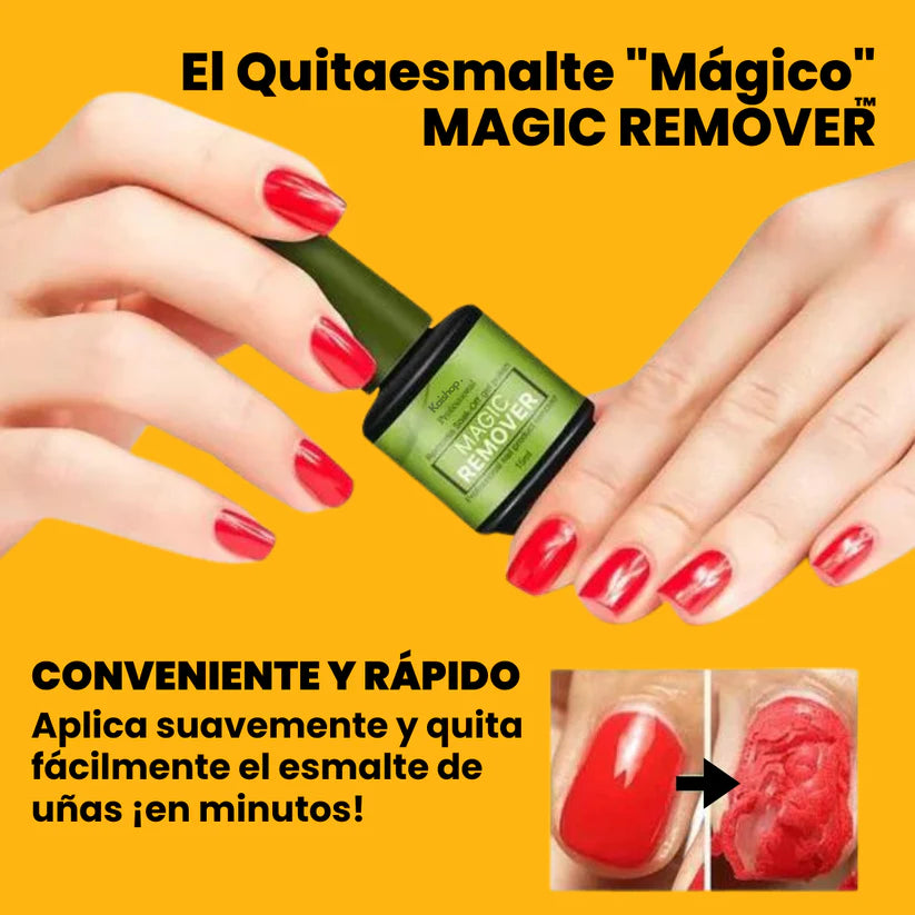 El Quitaesmalte "Mágico" para uñas Permanentes y Semipermanentes - Magic Remover 2X1 Promoción➕ENVIO GRATIS