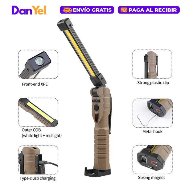 LINTERNA MILITAR DE EMERGENCIA 360°➕ENVIO GRATIS