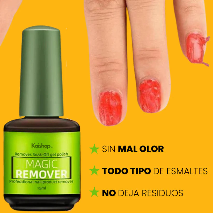 El Quitaesmalte "Mágico" para uñas Permanentes y Semipermanentes - Magic Remover 2X1 Promoción➕ENVIO GRATIS