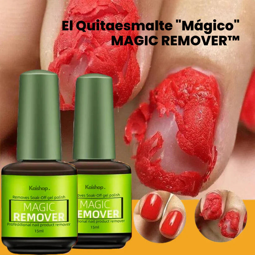 El Quitaesmalte "Mágico" para uñas Permanentes y Semipermanentes - Magic Remover 2X1 Promoción➕ENVIO GRATIS