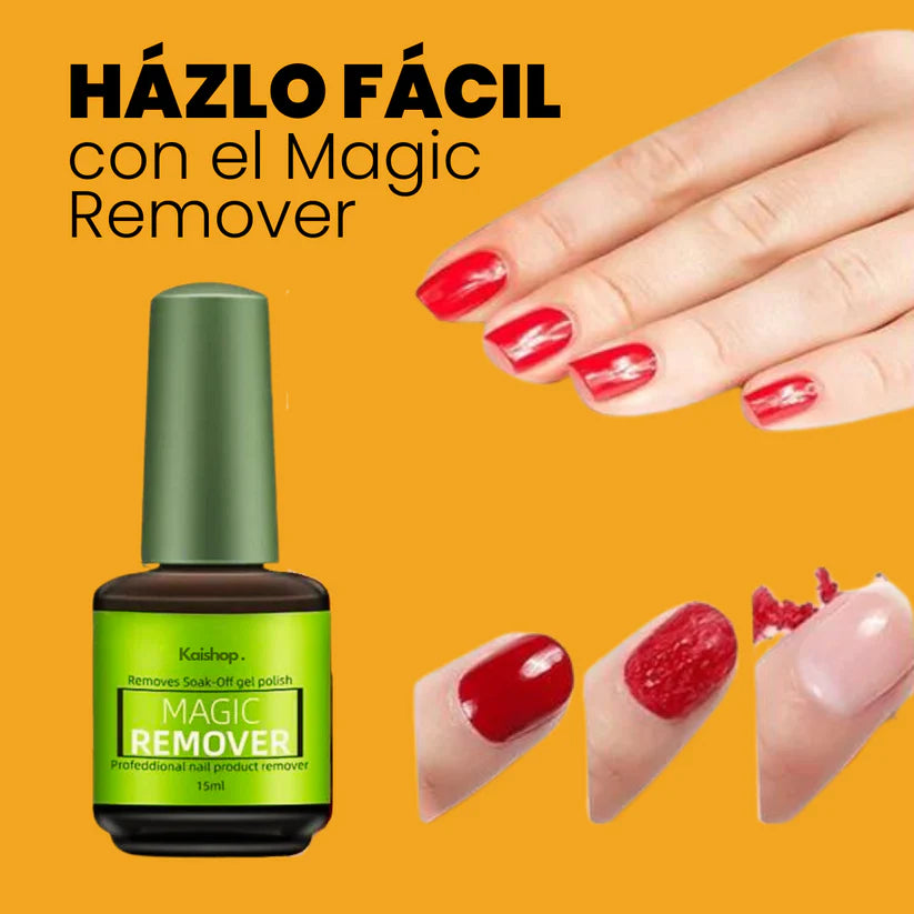 El Quitaesmalte "Mágico" para uñas Permanentes y Semipermanentes - Magic Remover 2X1 Promoción➕ENVIO GRATIS