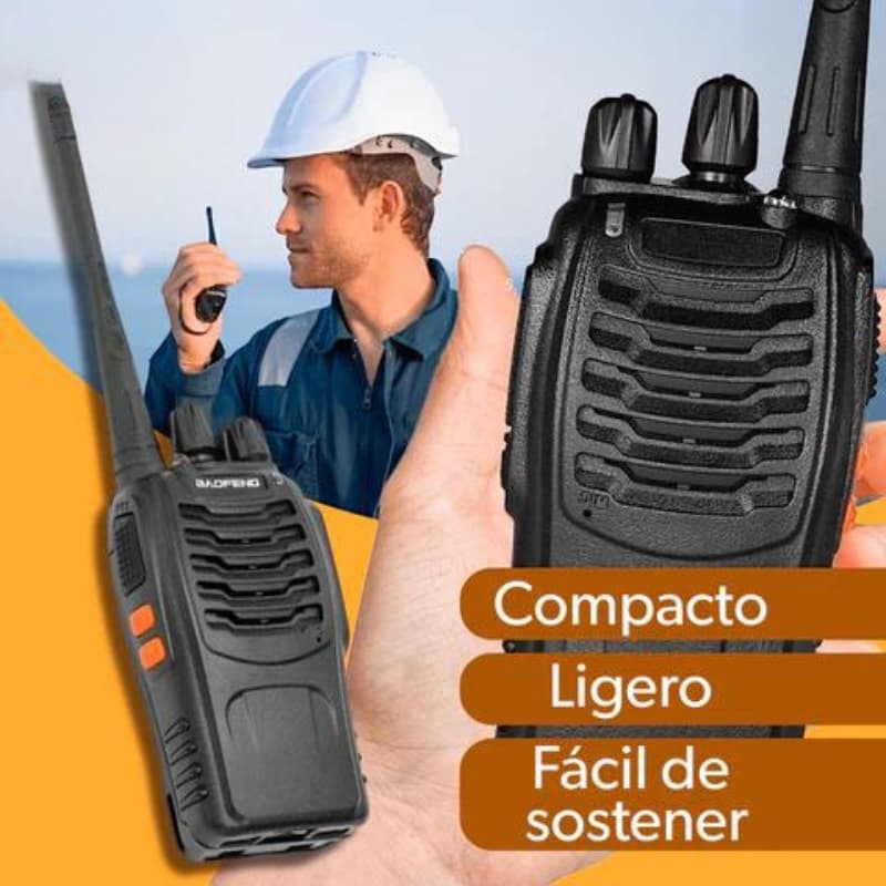 2 Radios WalkieTalkiePRO™ ➕ dos baterias ➕Envio Gratis