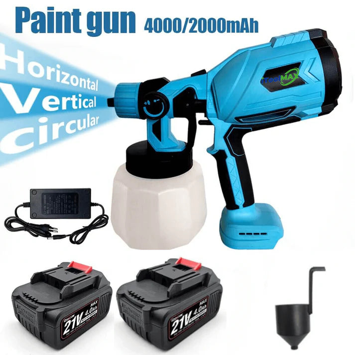PULVERIZADOR DE PINTURA INALÁMBRICO IMPORTADO DE EE.UU DE ALTA PRESIÓN ➕ 2 BATERÍAS ➕ ENVIO GRATIS
