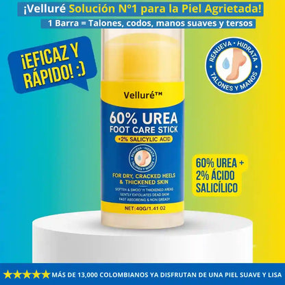 Velluré™ - Talónes de Seda – Crema # 1 para Talones Secos y Agrietados