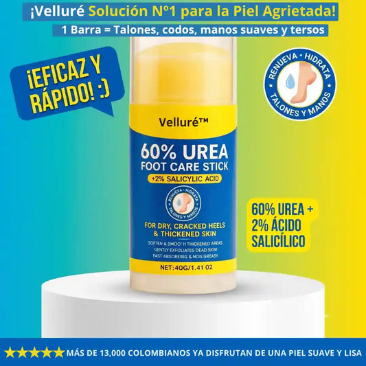 Velluré™ - Talónes de Seda – Crema # 1 para Talones Secos y Agrietados