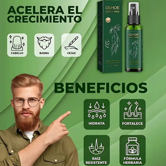 Compra 1 y Lleva 2 ELIXIR CAPILAR OUHOE  - Has Crecer tu Cabello en 14 Dias.🦁