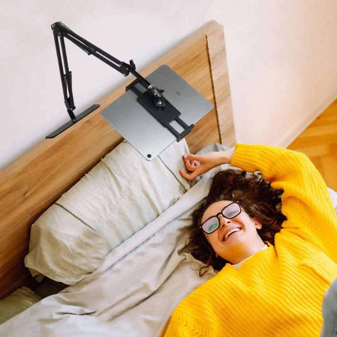 Soporte Retráctil Oculto para Teléfono y Tableta junto a la Cama