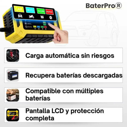 BaterPro® (Cargador de Baterías 12V Inteligente)➕Envio Gratis