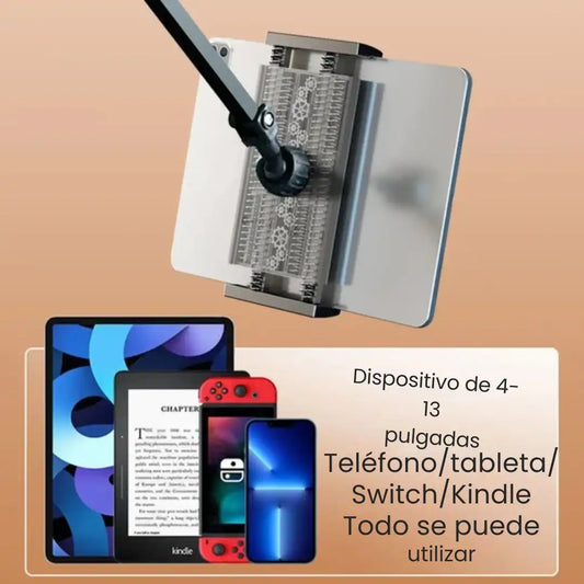 Soporte Retráctil Oculto para Teléfono y Tableta junto a la Cama