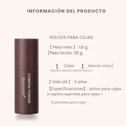 BrowLuxe™ | Sello de Cejas Profesional con Cojín y Plantillas 🛒🔥🎁 |Envío GRATIS - 40% DE DESCUENTO|