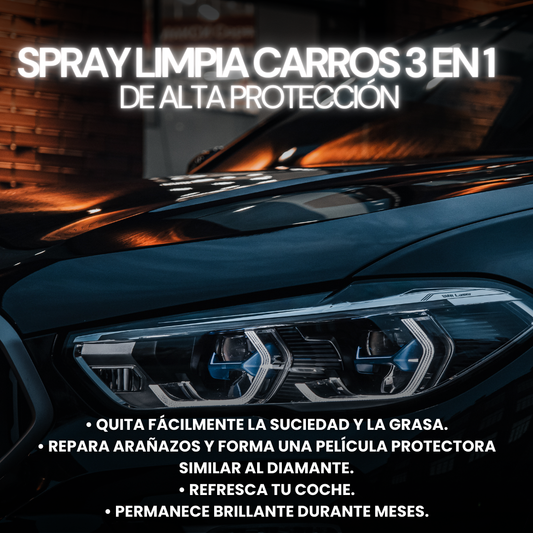 🚗 Spray 3 en 1 - Revestimiento Rápido para Automóviles Nuevo y Mejorado➕Toalla Gratis➕Envio Gratis