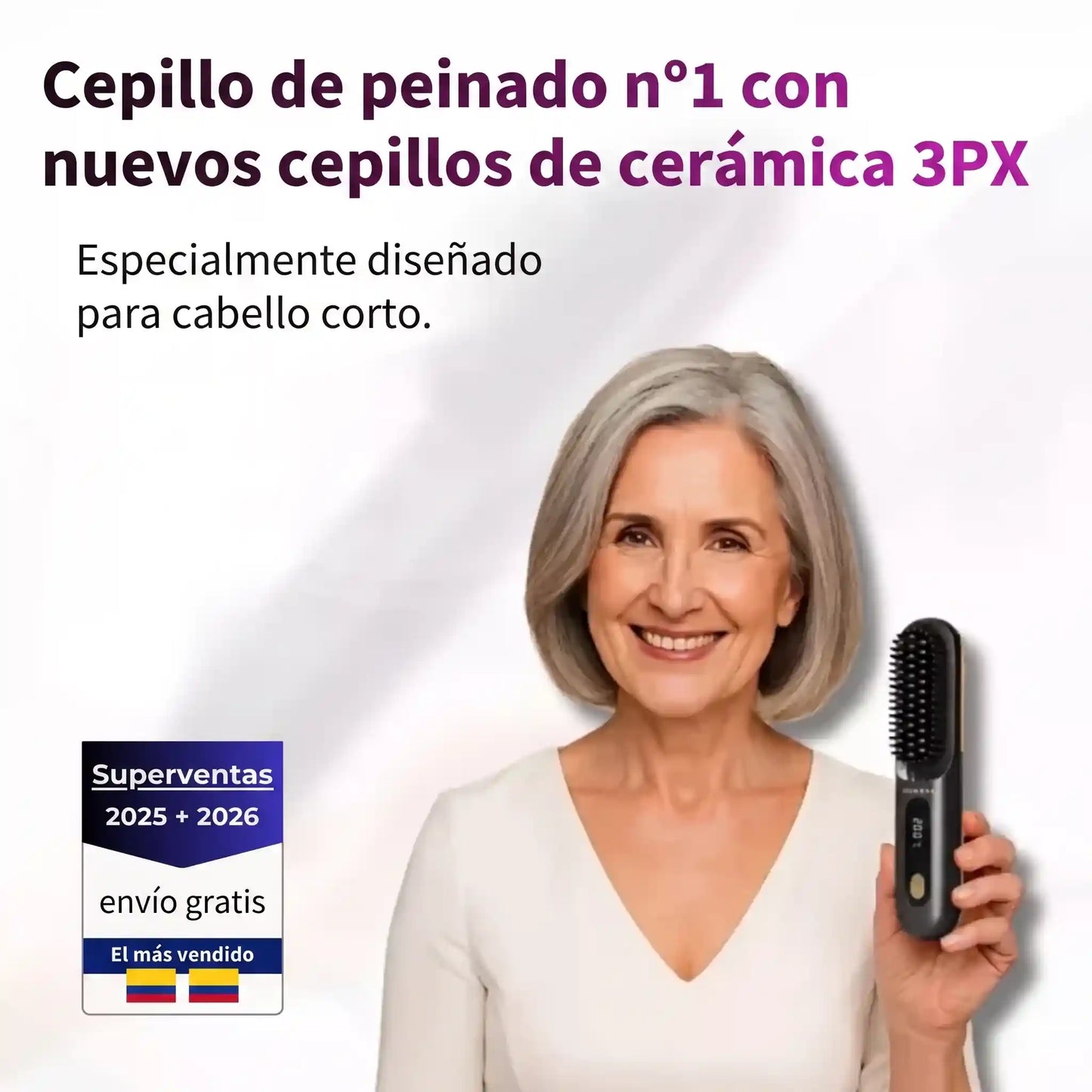 LevaSyle: el PRIMER Cepillo de Peinado Inteligente para Cabello Corto